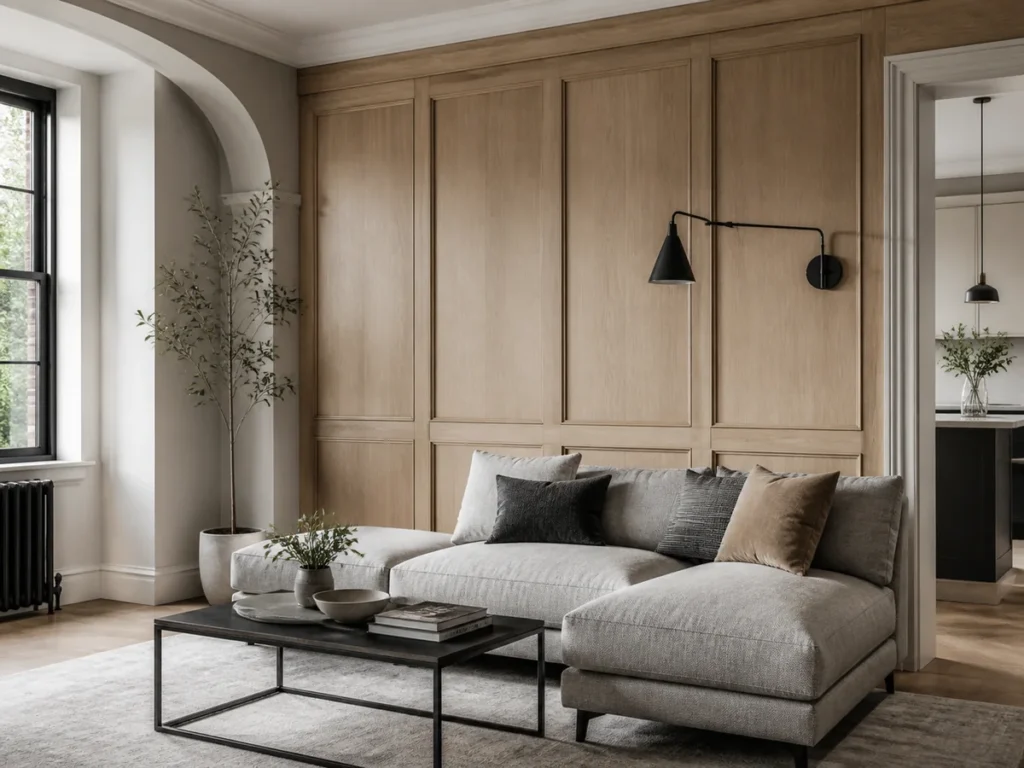 Interior renovation project using WPC wall panel system