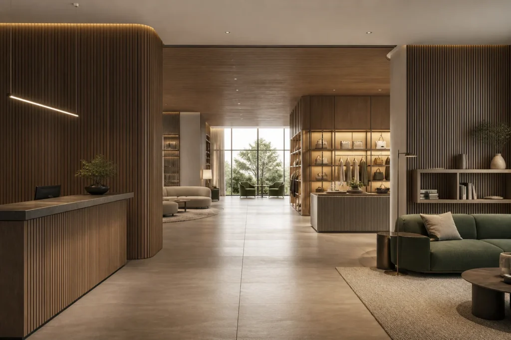 Interior wall panel solutions across commercial and residential applications