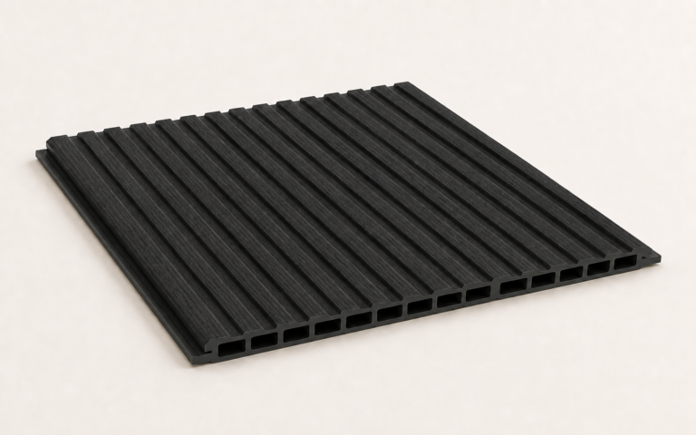 Charcoal finish direction for WPC wall panels