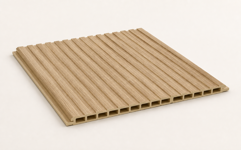 Natural oak finish direction for WPC wall panels