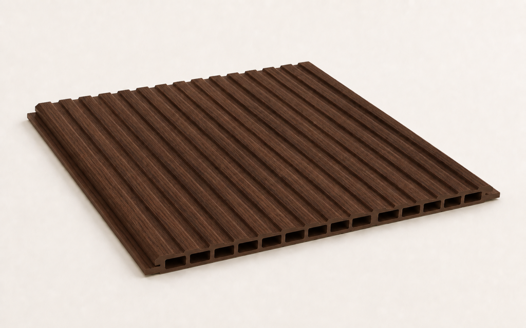 Walnut finish direction for WPC wall panels